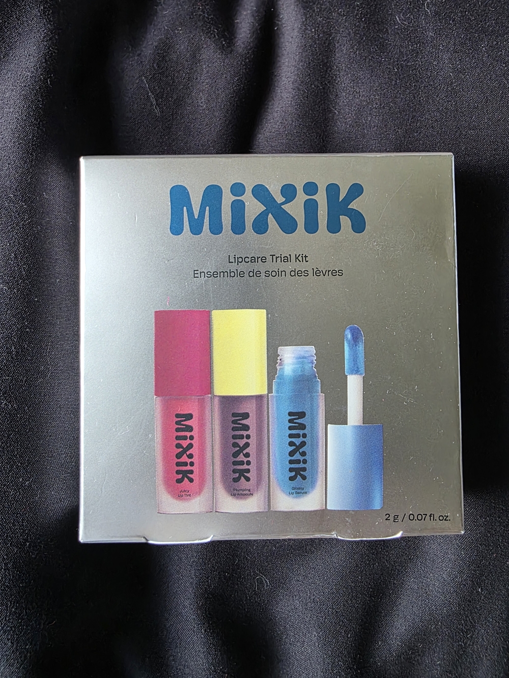 NIB MIXIK's Lipcare Trial Kit Treat Tint Plump K-beauty, Vegan, Cruelty-Free